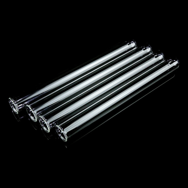 Glass test tube flat mouth round bottom tube diameter 10-12-13-15-18-20-25-30mm roll