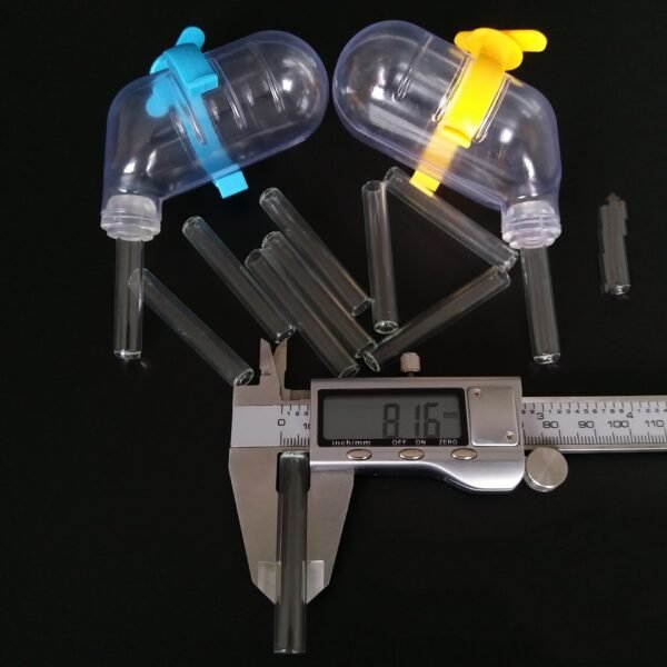 Customized pet drinking dropper 8×50mm glass dropper - pet supplies hamster suction glass tube