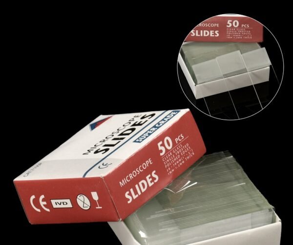 Biolab slide 7107 frosted edge high quality blood test microscope glass material
