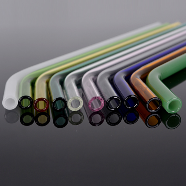 Color juice drink high temperature resistant glass straw