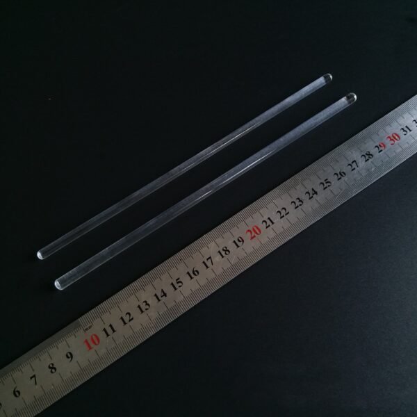 Chemical laboratory glass stirring rod - glass rod - transparent flow guide rod φ6-7-8mm, length 15-20-30cm