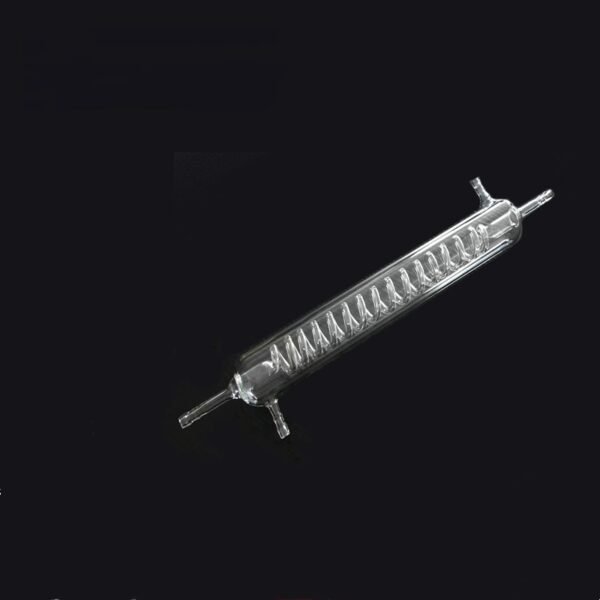 Double branch condensing tube Serpentine spherical straight distillation reflux condensing tube 100-200-250-300-400mm