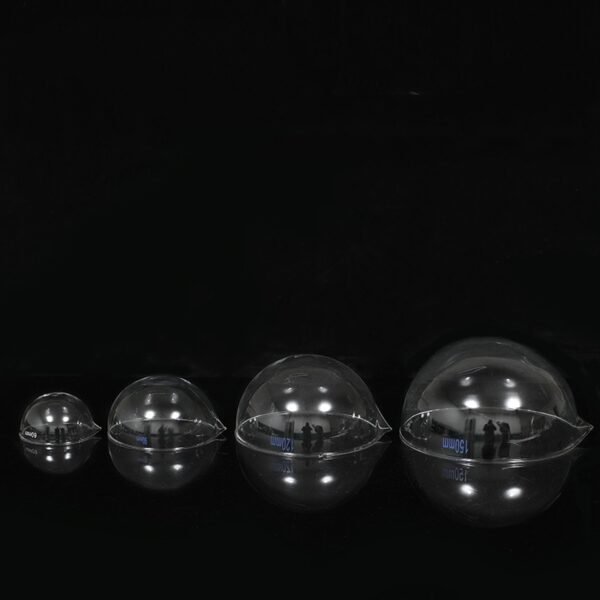 Custom laboratory glass instrument 60mm 90mm 120mm 150mm high borosilicate glass round bottom evaporation dish - cell dish - flat bottom evaporation dish